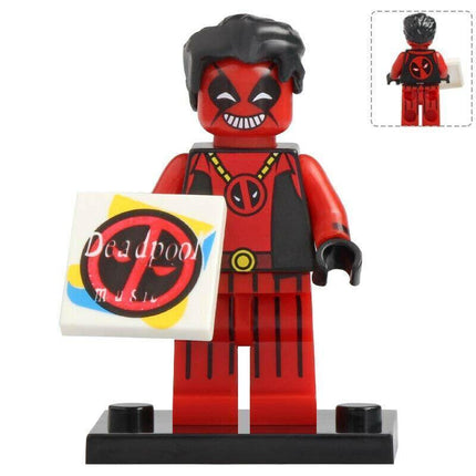 Rapper Deadpool Custom Marvel Superhero Minifigure