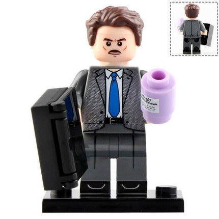 Howard Stark Custom Marvel Superhero Minifigure