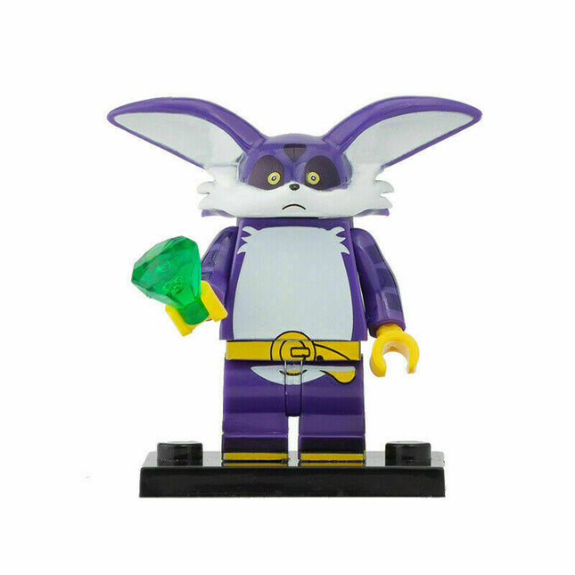 Big the Cat from Sonic the Hedgehog Custom Minifigure