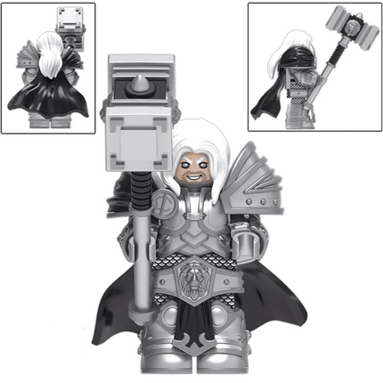 Arthas Menethil Custom World of Warcraft Minifigure