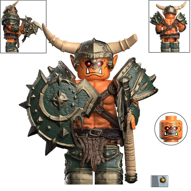 Orc Custom World of Warcraft Minifigure
