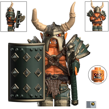 Orc Custom World of Warcraft Minifigure