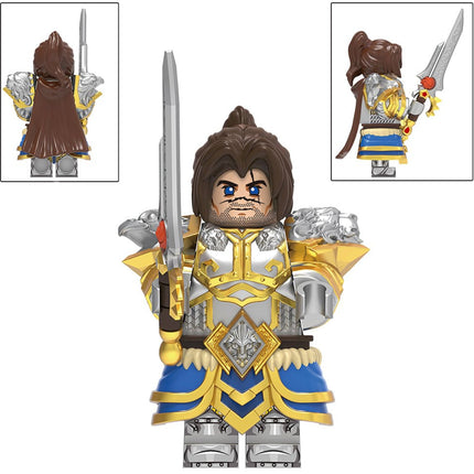 Varian Wrynn Custom World of Warcraft Minifigure