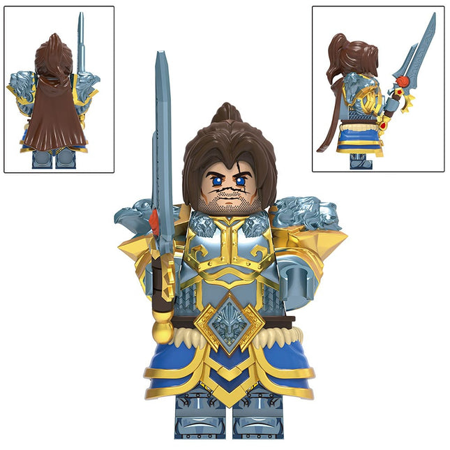 Varian Wrynn Custom World of Warcraft Minifigure