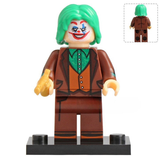 Joker Joaquin Phoenix Custom DC Comics Supervillain Minifigure