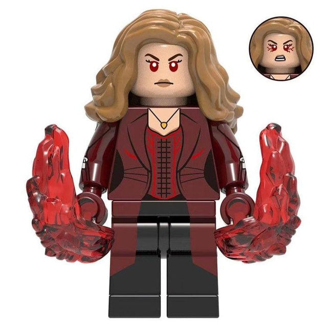 Scarlet Witch Custom Marvel Superhero Minifigure