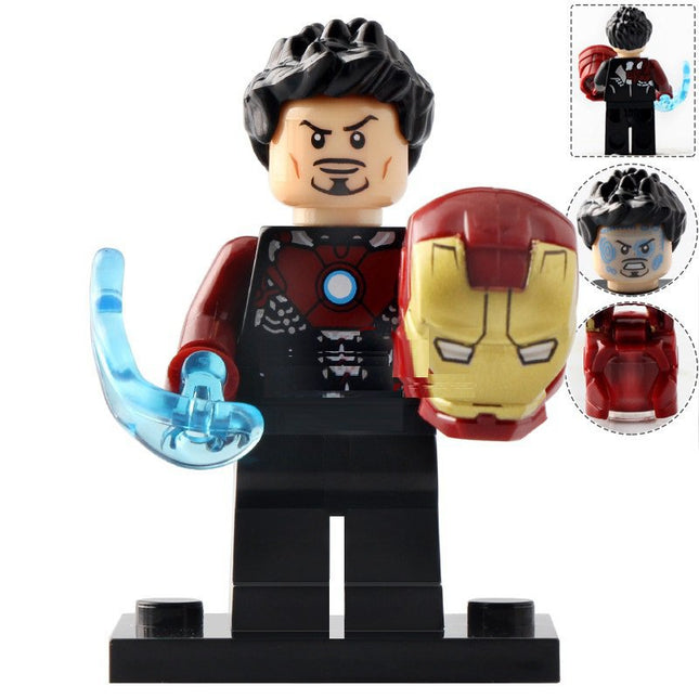 Tony Stark Lego Marvel Avengers Endgame Lego Iron Man All Suits