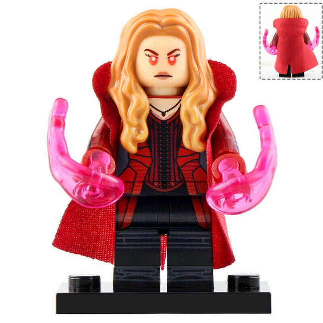 Scarlet Witch Custom Marvel Superhero Minifigure