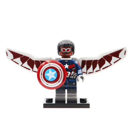 Captain America (Falcon) Custom Marvel Superhero Minifigure