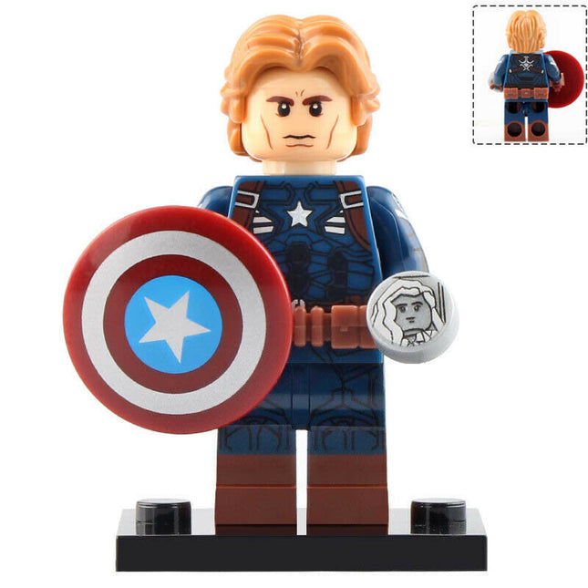 Captain America (Stealth Suit) Custom Marvel Superhero Minifigure