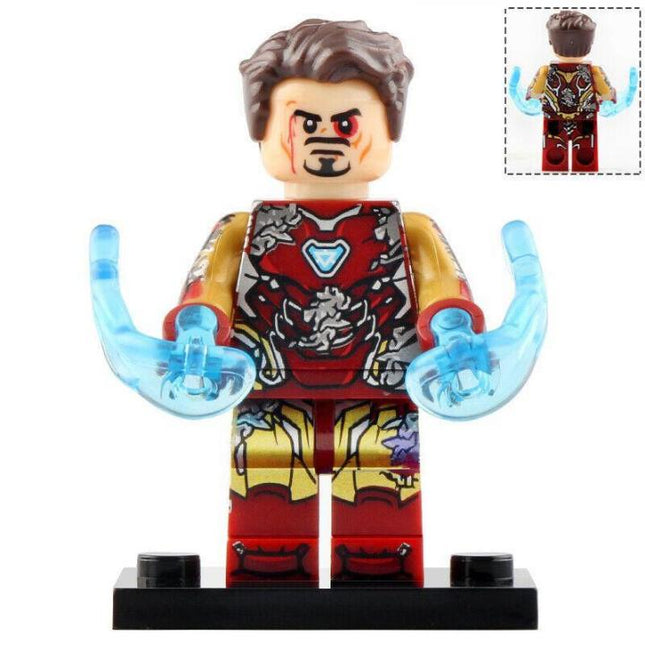 Iron Man (Damaged Suit) Custom Marvel Superhero Minifigure