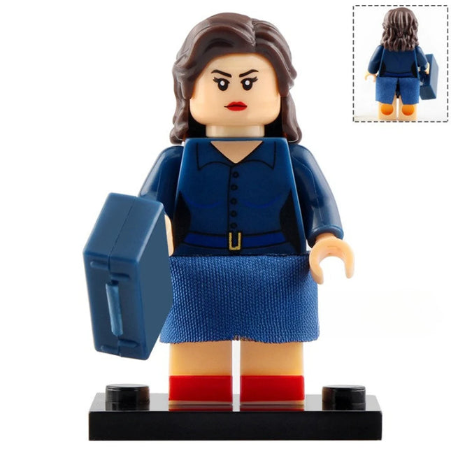 Peggy Carter Custom Marvel Superhero Minifigure