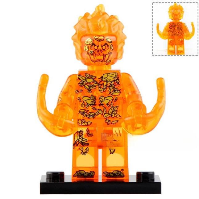 Molten Man Custom Marvel Superhero Minifigure