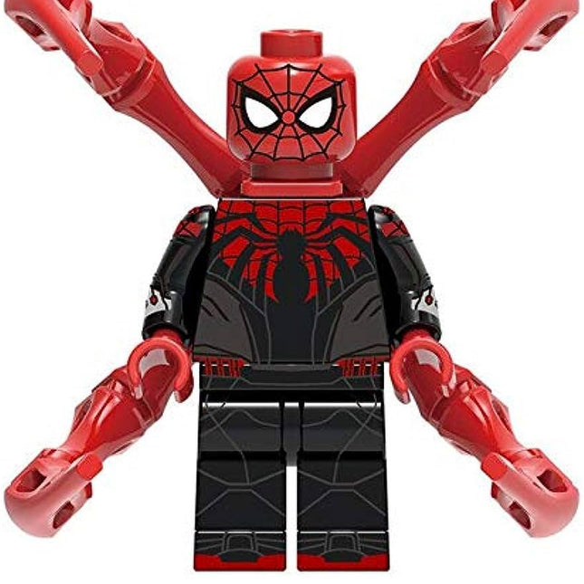 Spider-Man Black Iron-Spider Custom Marvel Superhero Minifigure