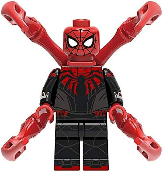 Spider-Man Black Iron-Spider Custom Marvel Superhero Minifigure