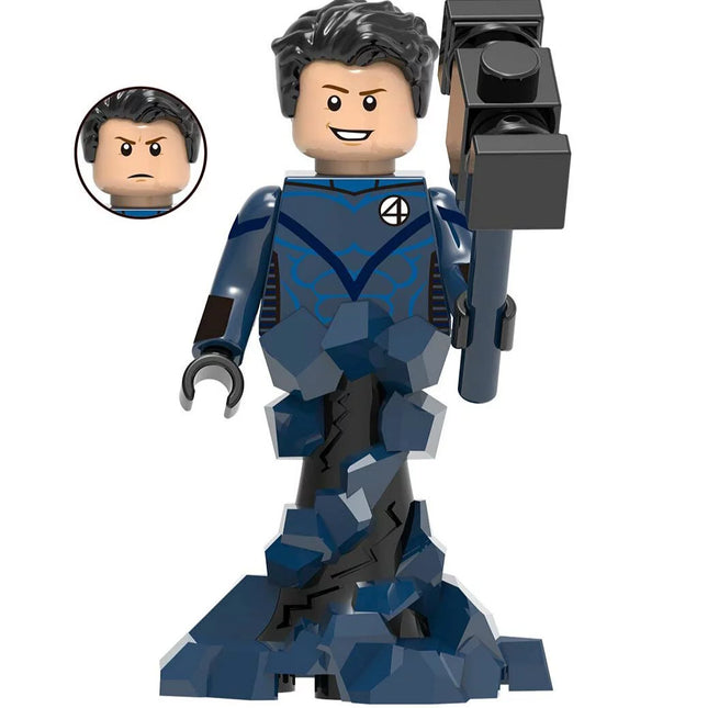 Mister Fantastic Custom Marvel Superhero Minifigure