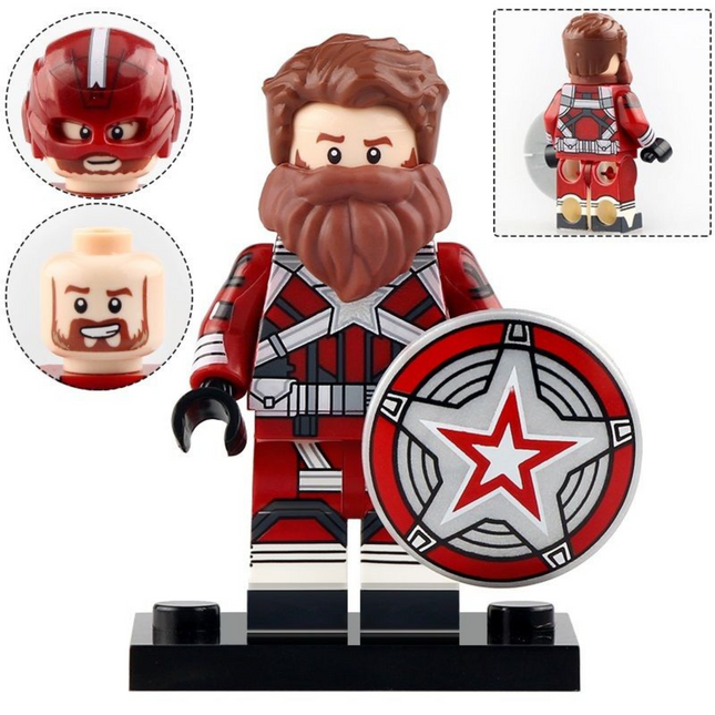 Red Guardian Custom Marvel Superhero Minifigure Minifigure Bricks