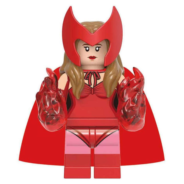 Scarlet Witch Classic Custom Marvel Superhero Minifigure