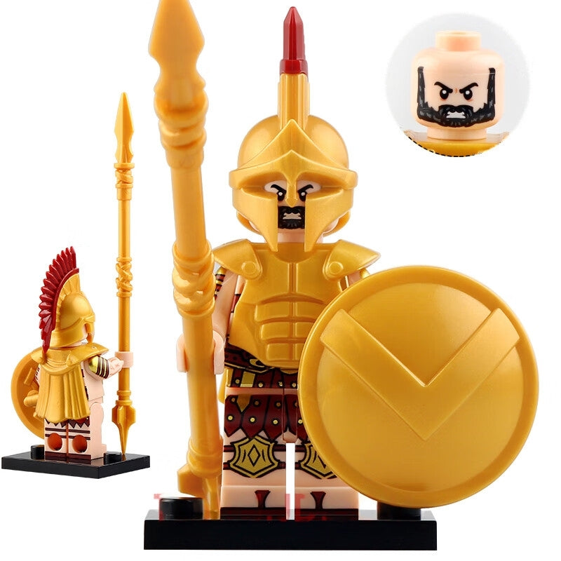 Spartan Warrior Minifigure – Minifigure Bricks