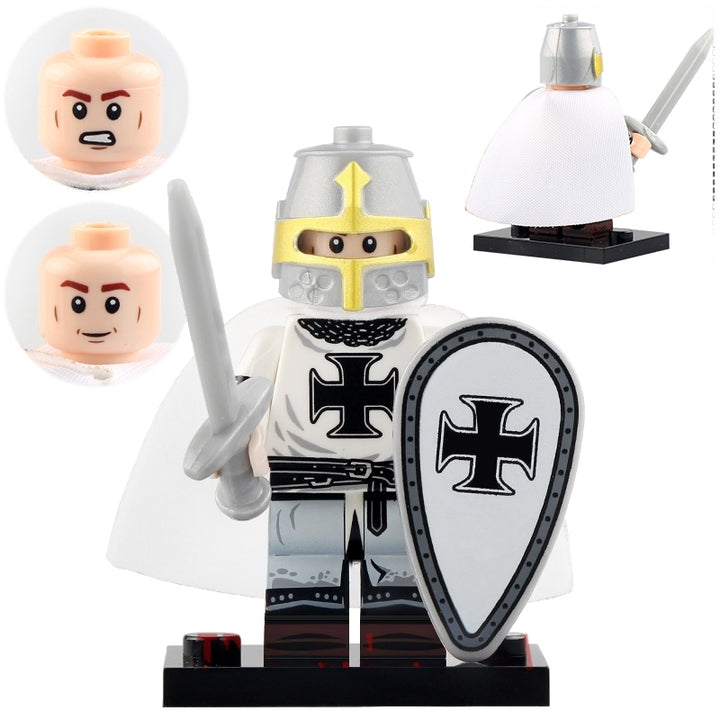 Teutonic Knight Custom Medieval Knights Templar Minifigure – Minifigure ...