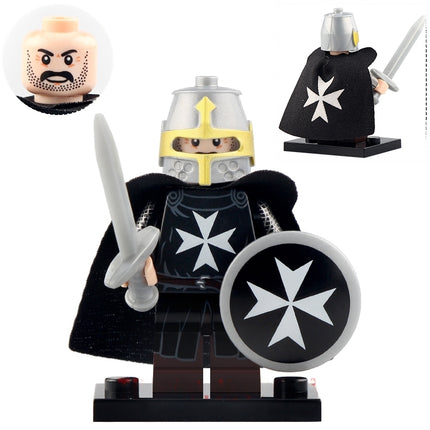 Knights Hospitaller Custom Minifigure from Knights Templar Series