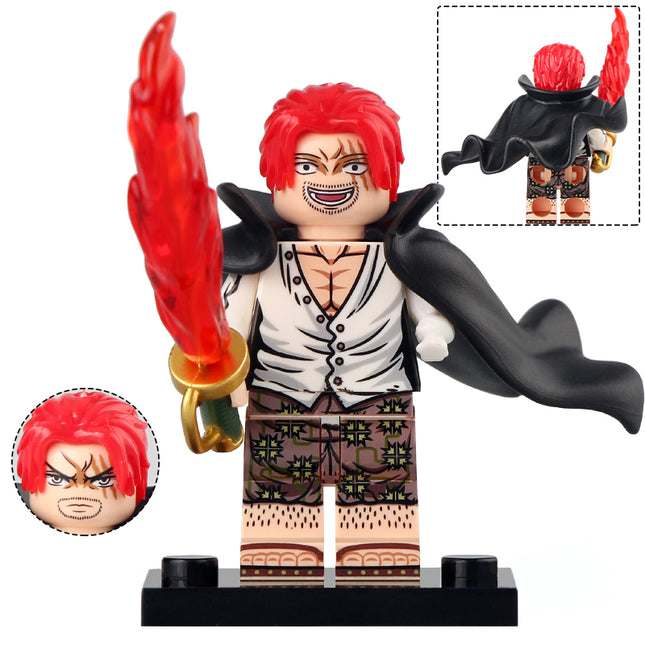 Shanks Custom One Piece Anime Minifigure