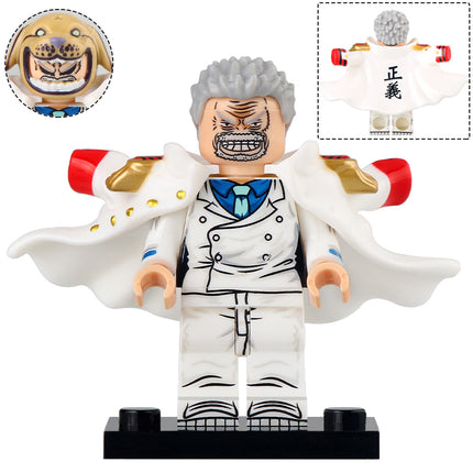 Monkey D. Garp Custom One Piece Anime Minifigure