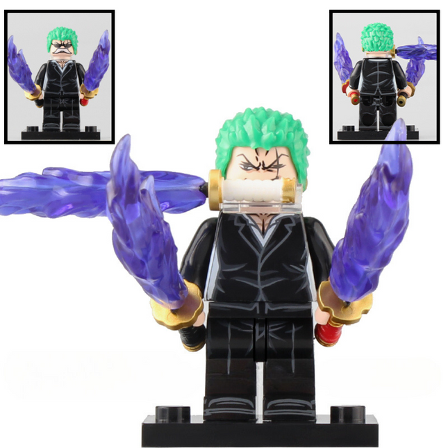 Roronoa Zoro Custom One Piece Anime Minifigure