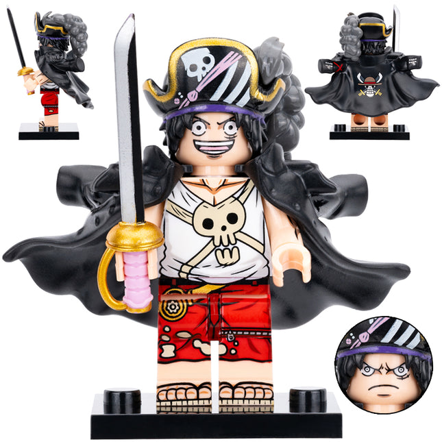 Monkey D. Luffy Custom One Piece Anime Minifigure