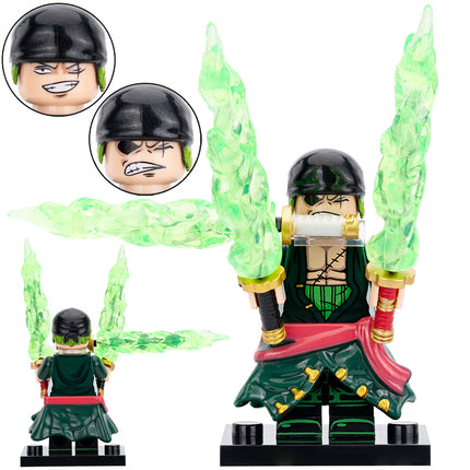 Roronoa Zoro Custom One Piece Anime Minifigure