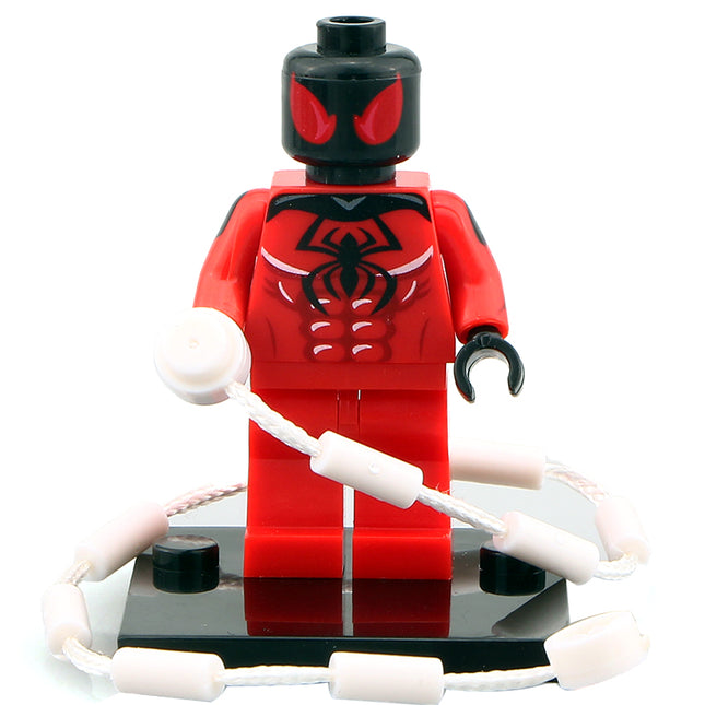 Scarlet Spider (Kaine Parker) Custom Marvel Superhero Minifigure