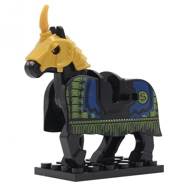 Medieval Armored Warhorse Custom Minifigure