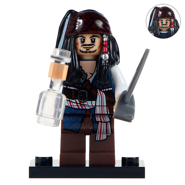 Captain Jack Sparrow from Pirates of the Caribbean Minifigure