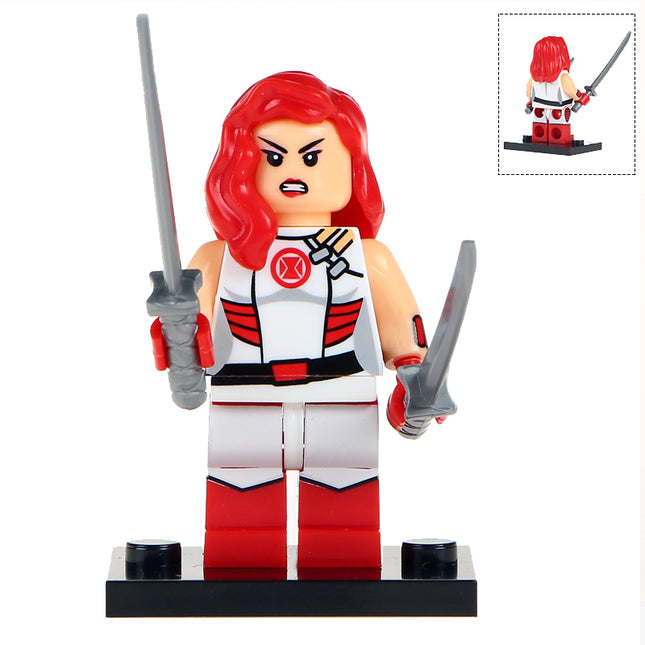 Red Widow (Ava Orlova) Custom Marvel Superhero Minifigure