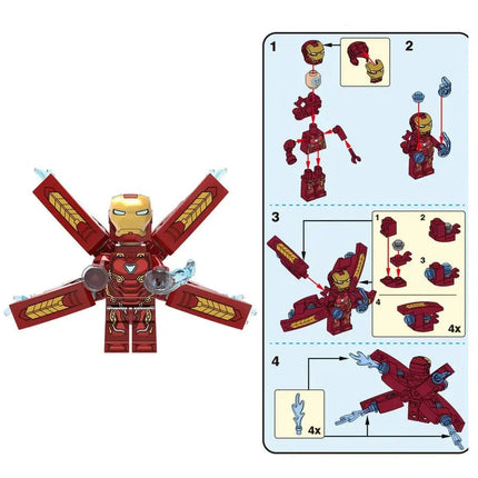 Iron Man Mark 50 Custom Marvel Superhero Minifigure