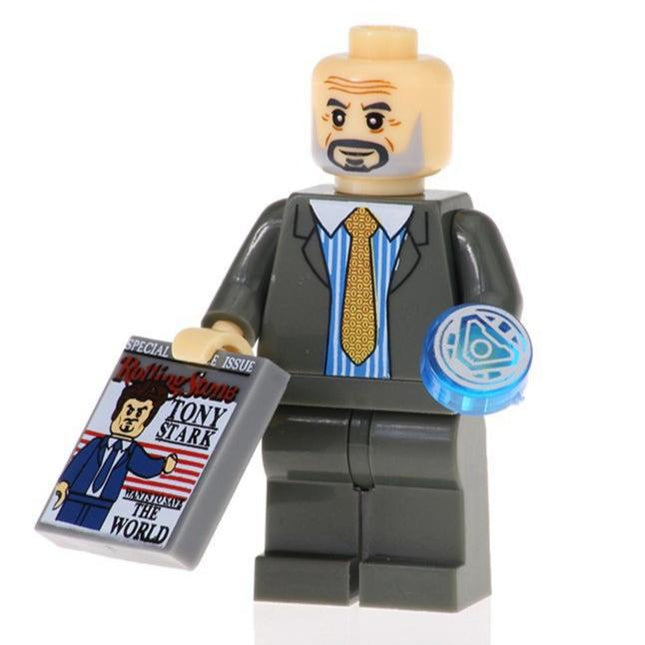 Obadiah Stane Custom Marvel Supervillain Minifigure