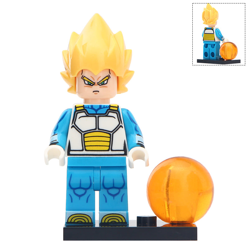 Vegeta Custom Lego Dragon Ball Z Minifigures Vegeta Super Saiyan