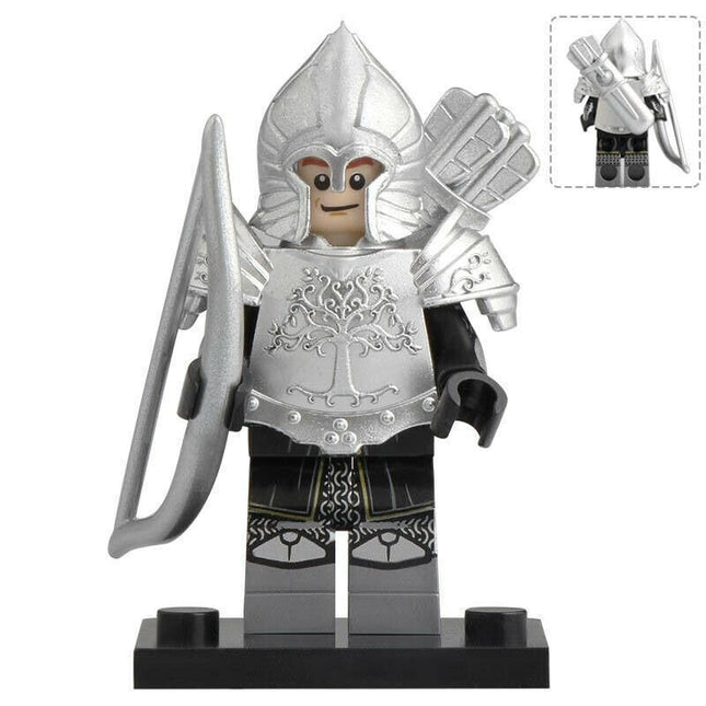 Archer Gondor Soldier with Armor custom Lord of the Rings Minifigure