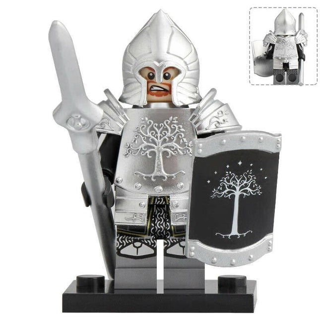 Gondor Soldier with Armor custom Lord of the Rings Minifigure