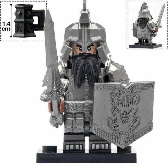 Dwarven Warrior custom Lord of the Rings Minifigure