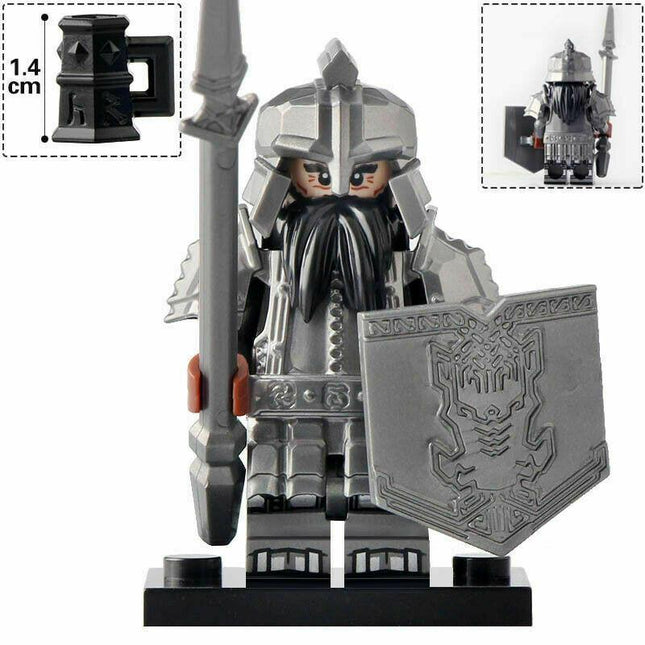 Dwarven Warrior custom Lord of the Rings Minifigure