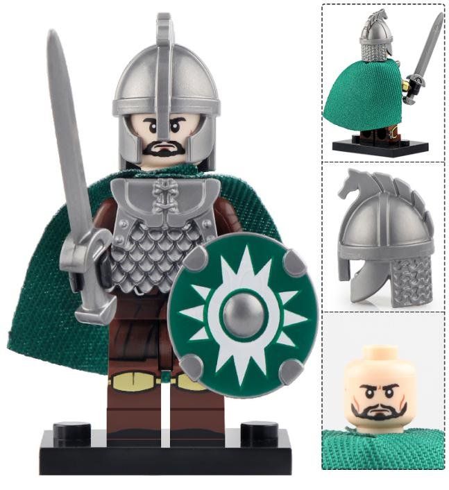 Rohan Warrior custom Lord of the Rings Minifigure – Minifigure Bricks