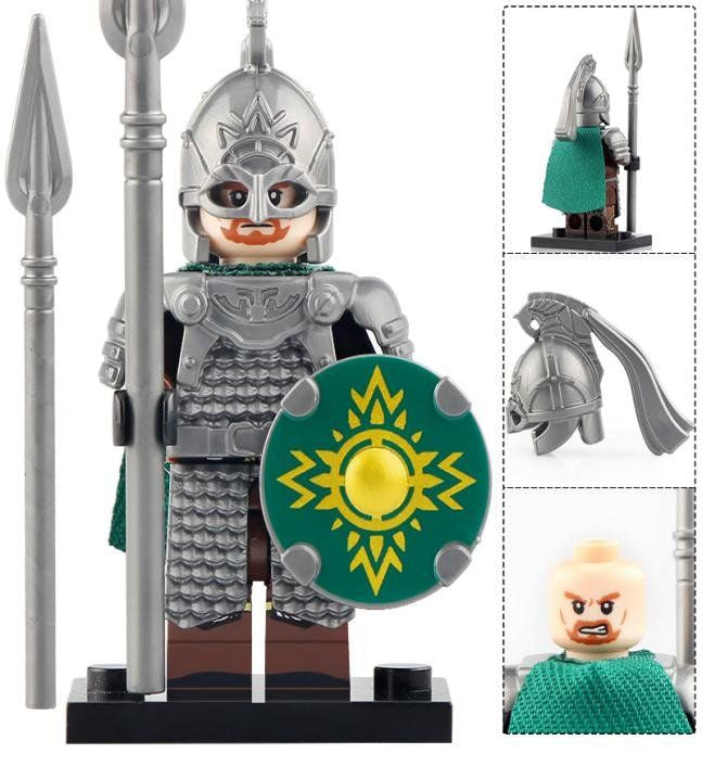 Rohan Warrior custom Lord of the Rings Minifigure – Minifigure Bricks