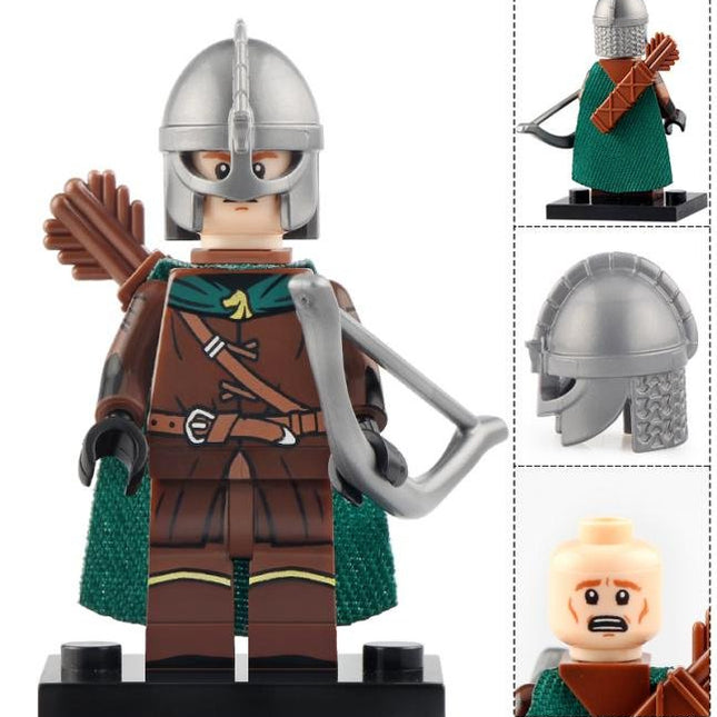 Rohan Warrior Archer custom Lord of the Rings Minifigure