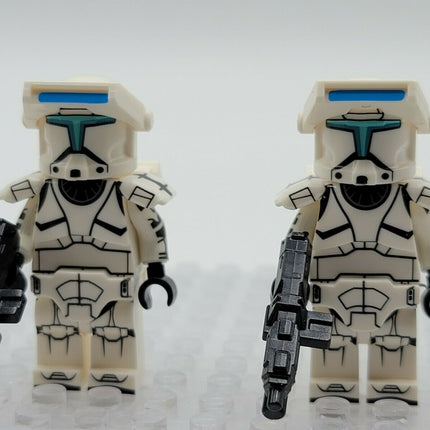 10 x White Squad Clone Commando custom Star Wars Minifigure
