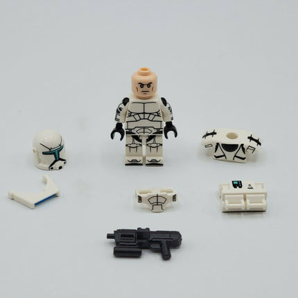 10 x White Squad Clone Commando custom Star Wars Minifigure