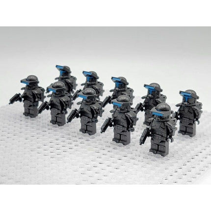 10 x Omega Squad Clone Commando custom Star Wars Minifigure