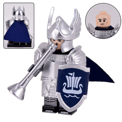 Swan Knight (Knights of Dol Amroth) Custom Lord of the Rings Minifigure