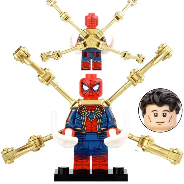 Spider-Man Iron-Spider Custom Marvel Superhero Minifigure