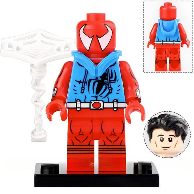 Spider-Man Scarlet Spider Custom Marvel Superhero Minifigure